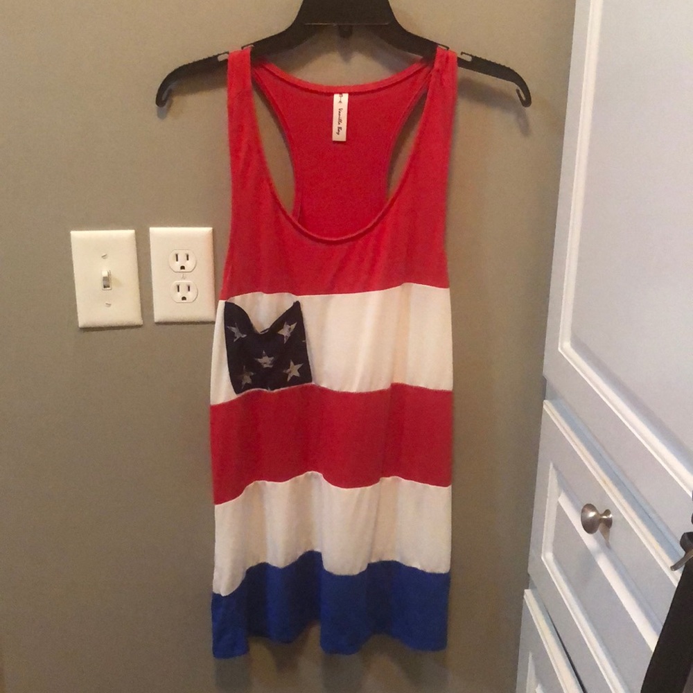 Patriotic tank